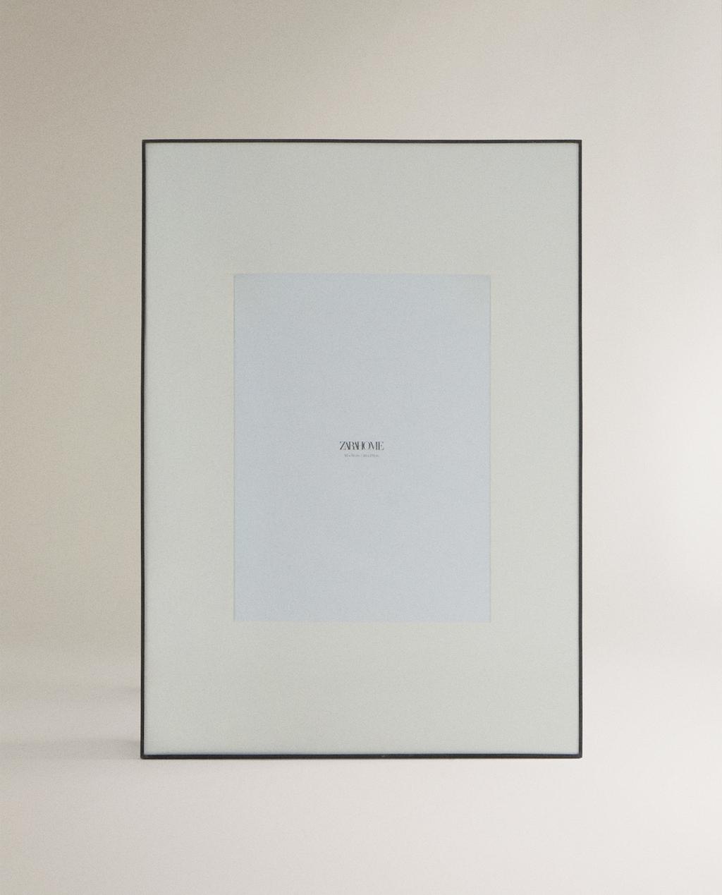 XL PHOTO FRAME WITH METAL BORDER