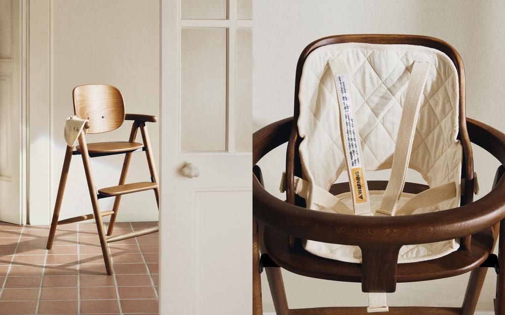 CHAISE ENFANT ET BABY SET CHARLIE CRANE