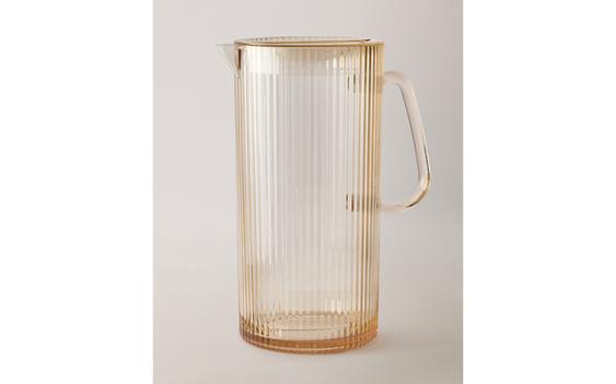 STRIPED ACRYLIC JUG