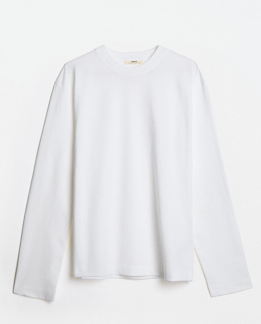 LONG SLEEVE COTTON T-SHIRT