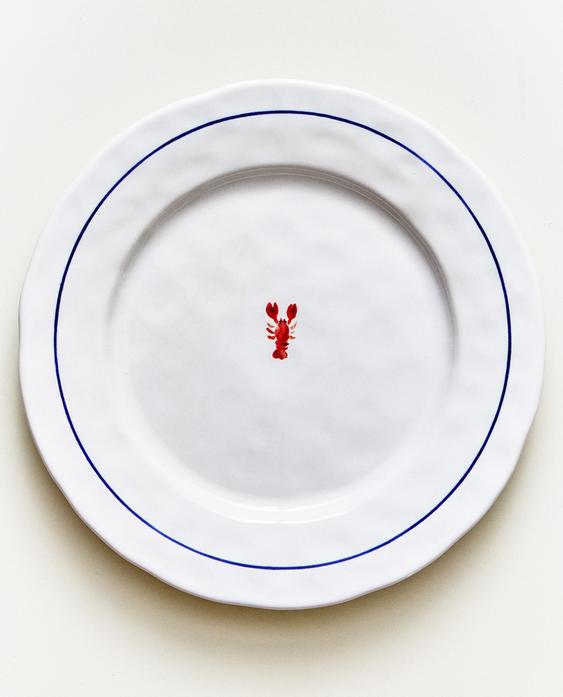 PLATO LLANO GRES LANGOSTA