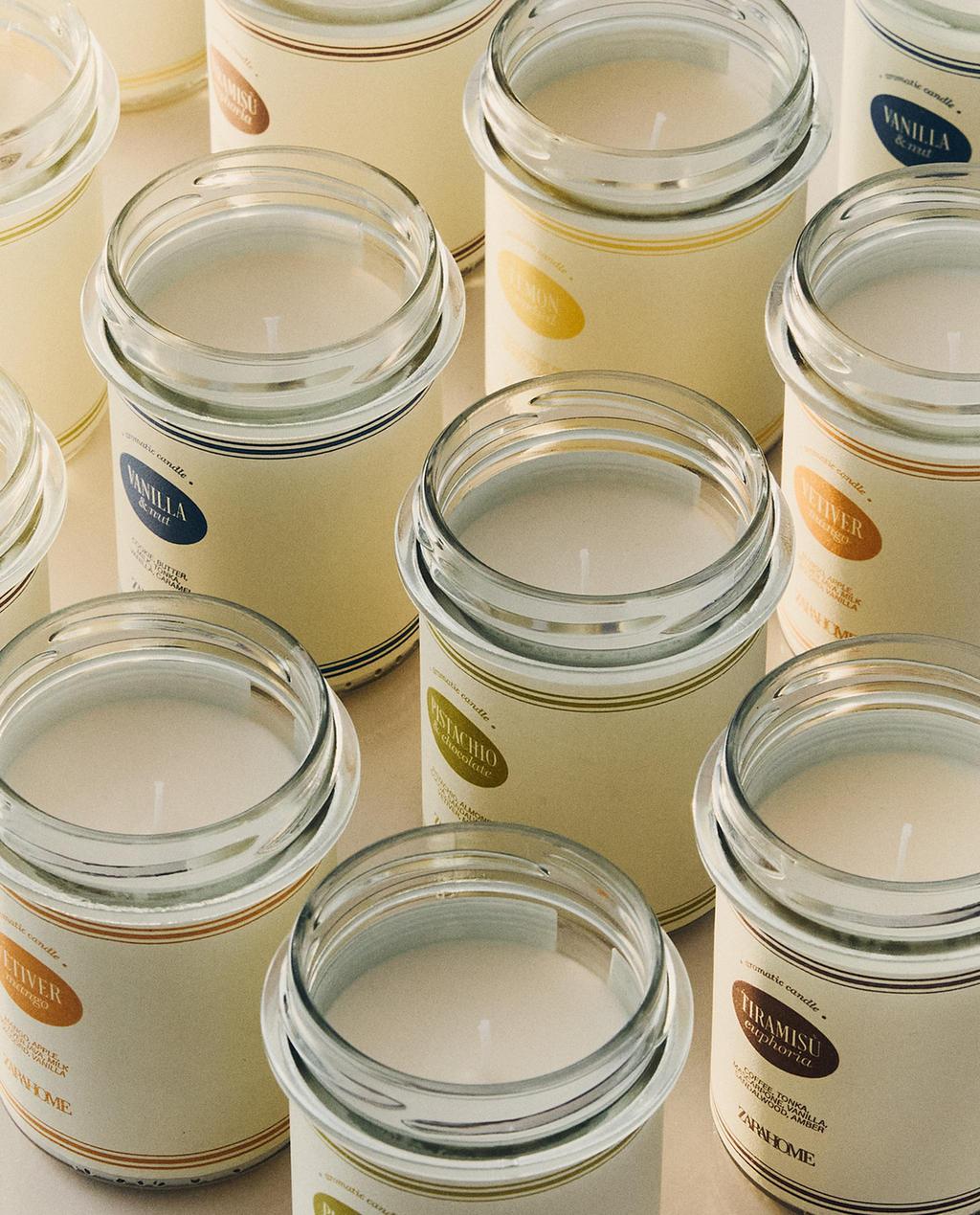 CANDELE VETIVER MANGO, LEMON CANDIED, VANILLA & NUT E PISTACHIO & CHOCOLATE