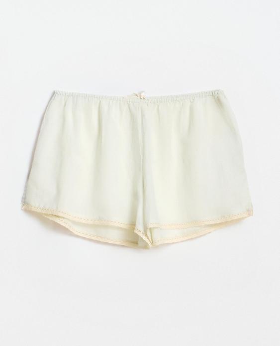 LACE COTTON SHORTS