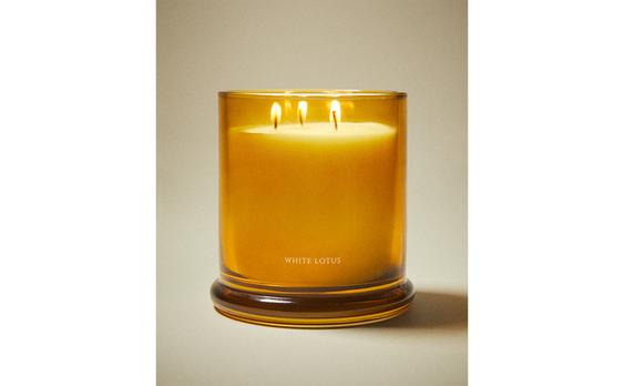 (500 G) VELA AROMÁTICA WHITE LOTUS