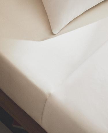 DRAP-HOUSSE PERCALE DE COTON | 40 CM DE HAUT (500 FILS)
