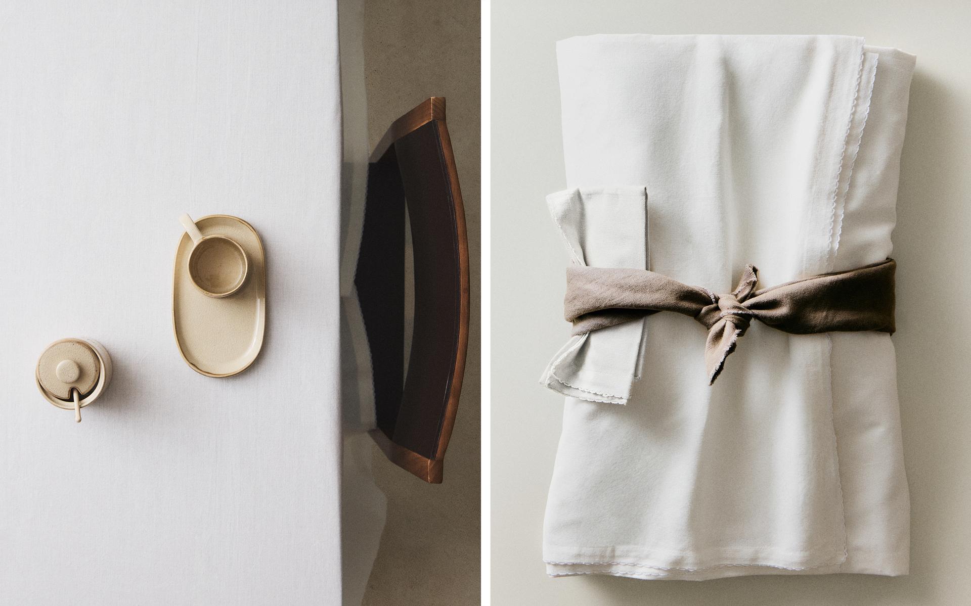 PLAIN SCALLOPED TABLECLOTH
