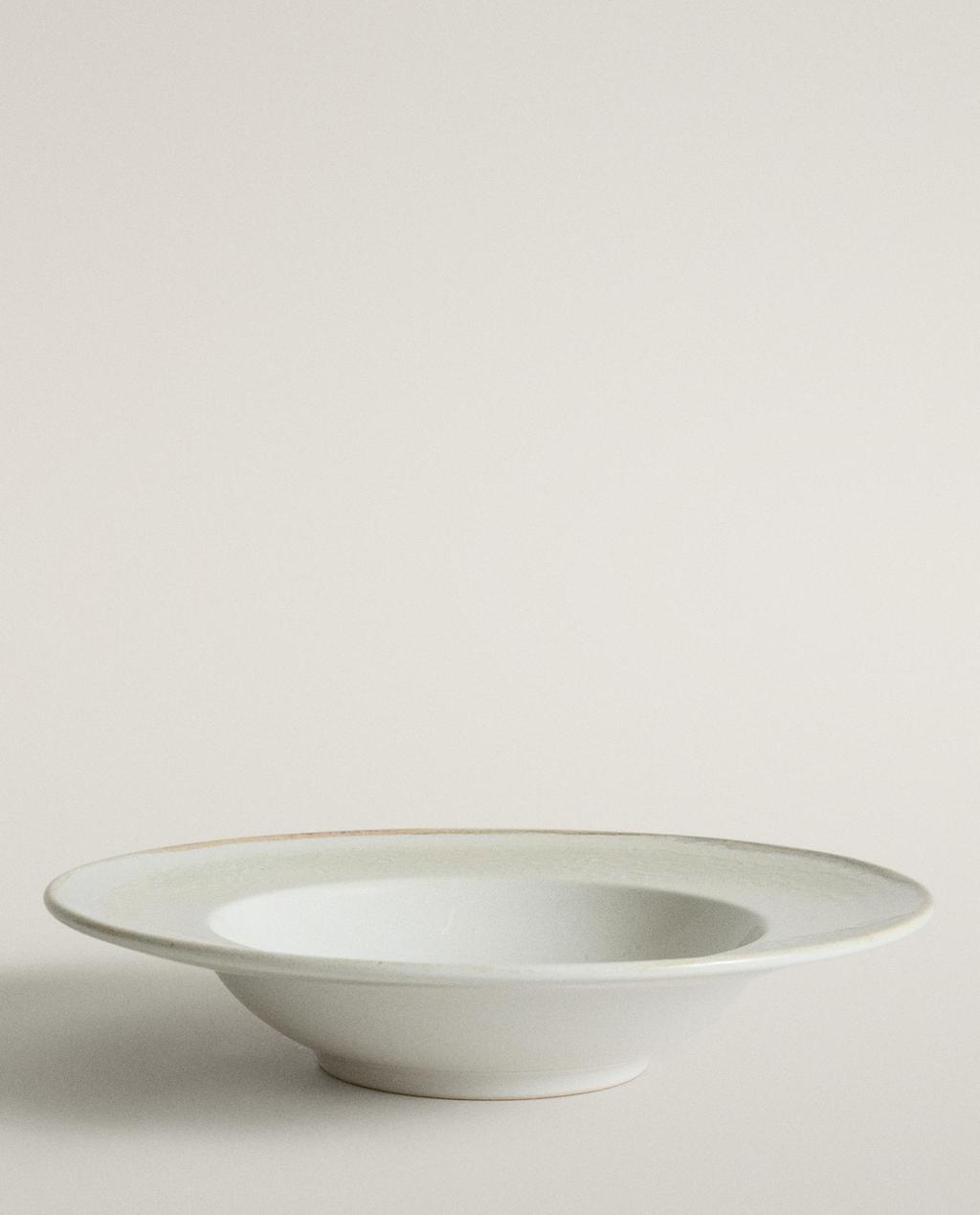 STONEWARE PASTA PLATE