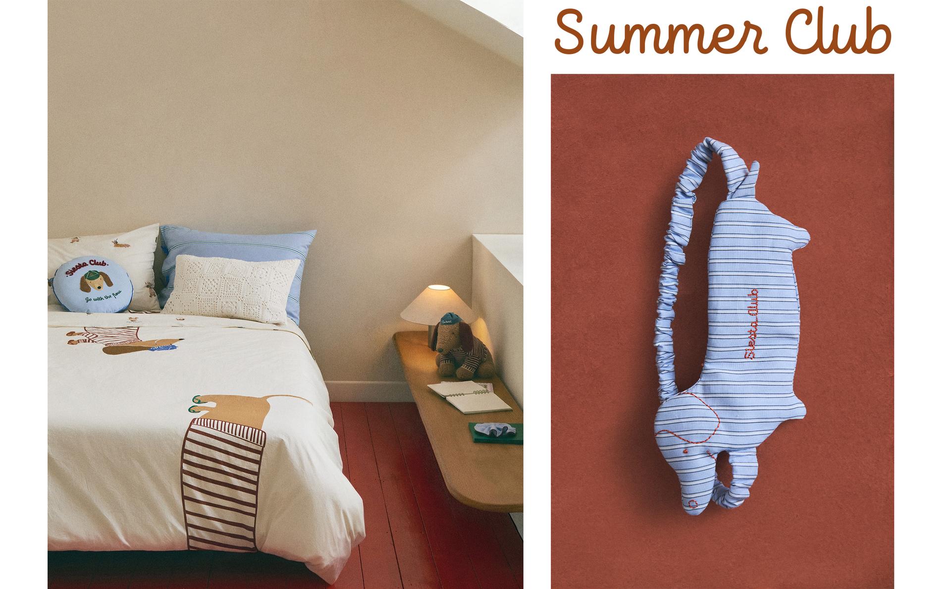 KIDS' DUVET COVER, CUSHIONS AND SOFT TOY