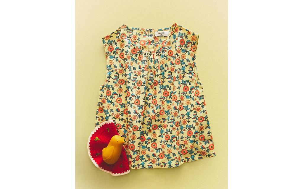 TOP ENFANT FLEURS