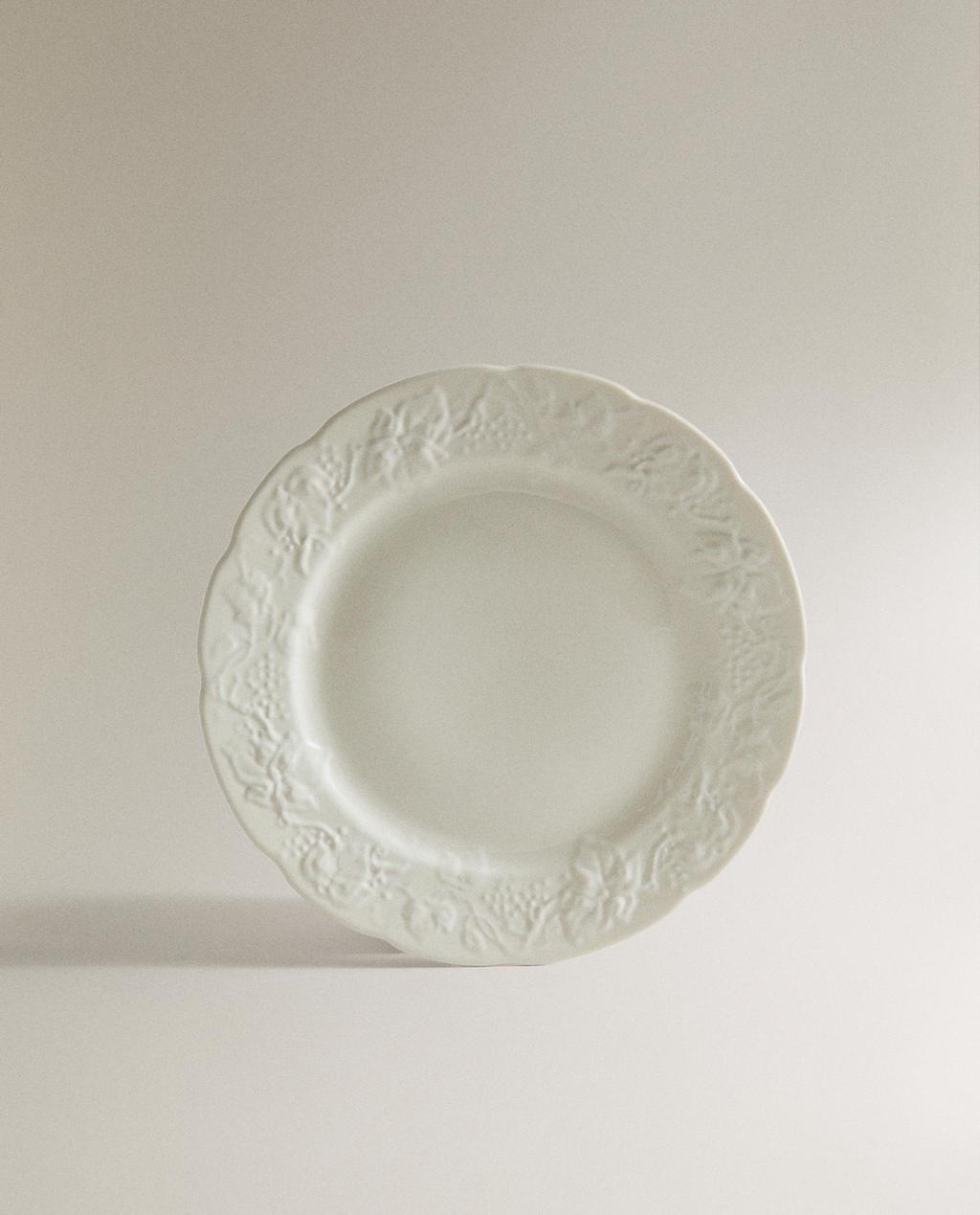 POSTRERAKO PLATERA, PORTZELANAZKOA, MAHATS-MOTIBOAK