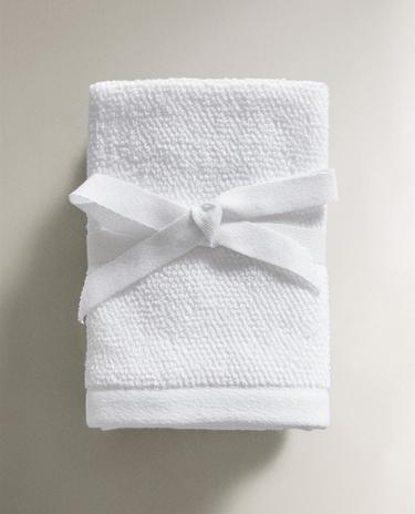 PACK OF RICE STITCH COTTON HAND TOWELS (PACK OF 3)
