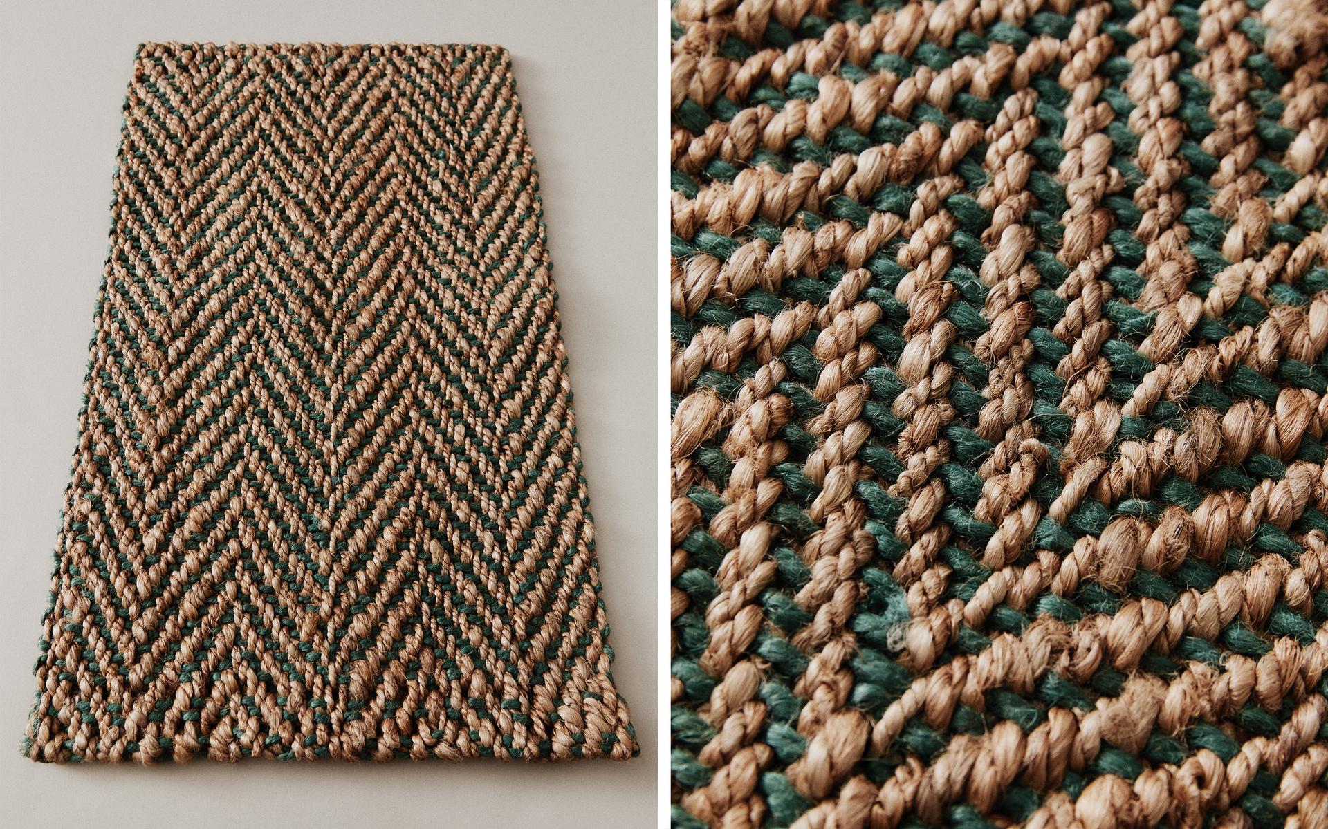 HERRINGBONE JUTE DOORMAT