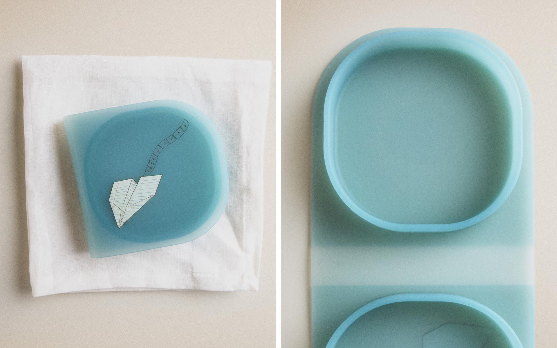 CHILDREN'S SILICONE LUNCHBOX – PAPER PLANE