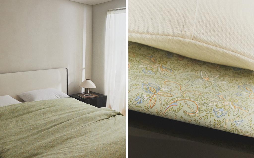 COUETTE SATIN MOTIF CACHEMIRE