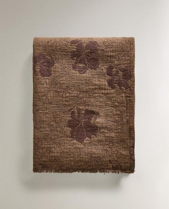 MANTA JACQUARD FLORES