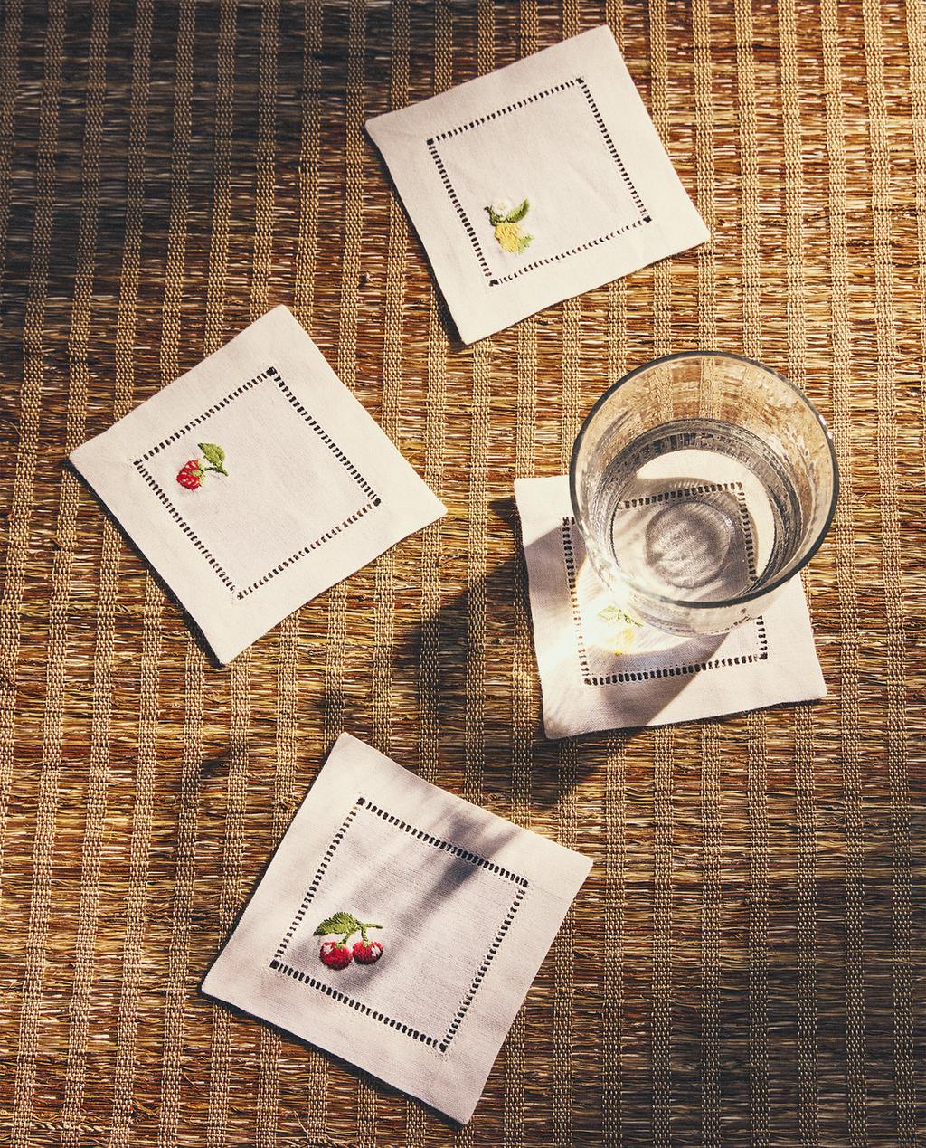 PACK POSAVASOS RAMIO FRUTAS (PACK DE 4)