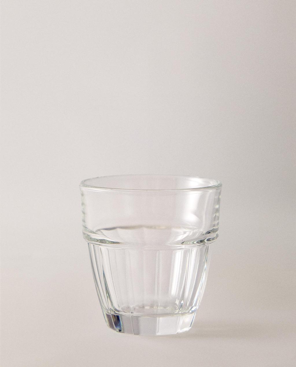 FACETTIERTES KAFFEEGLAS
