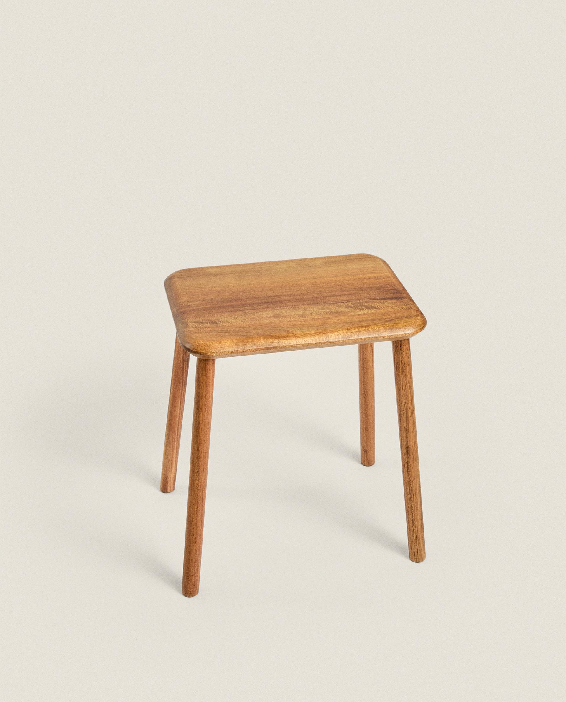 ベベルアカシア スツール | Zara Home 日本/Japan
