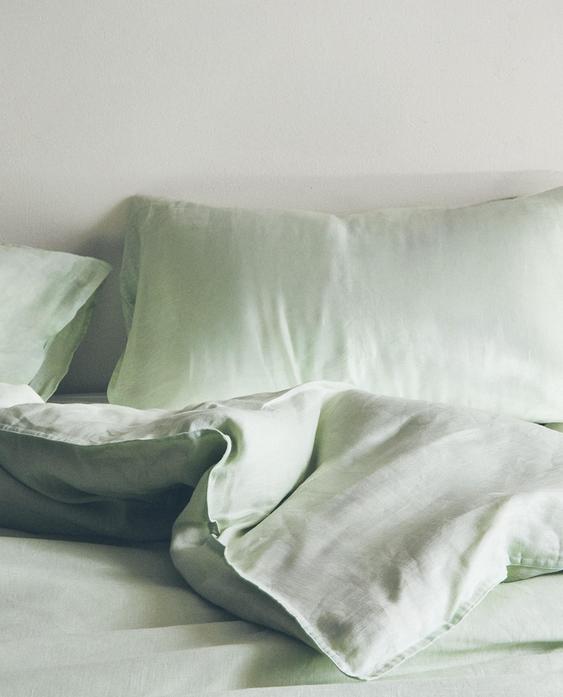 WASHED LINEN DUVET COVER (140 GSM)