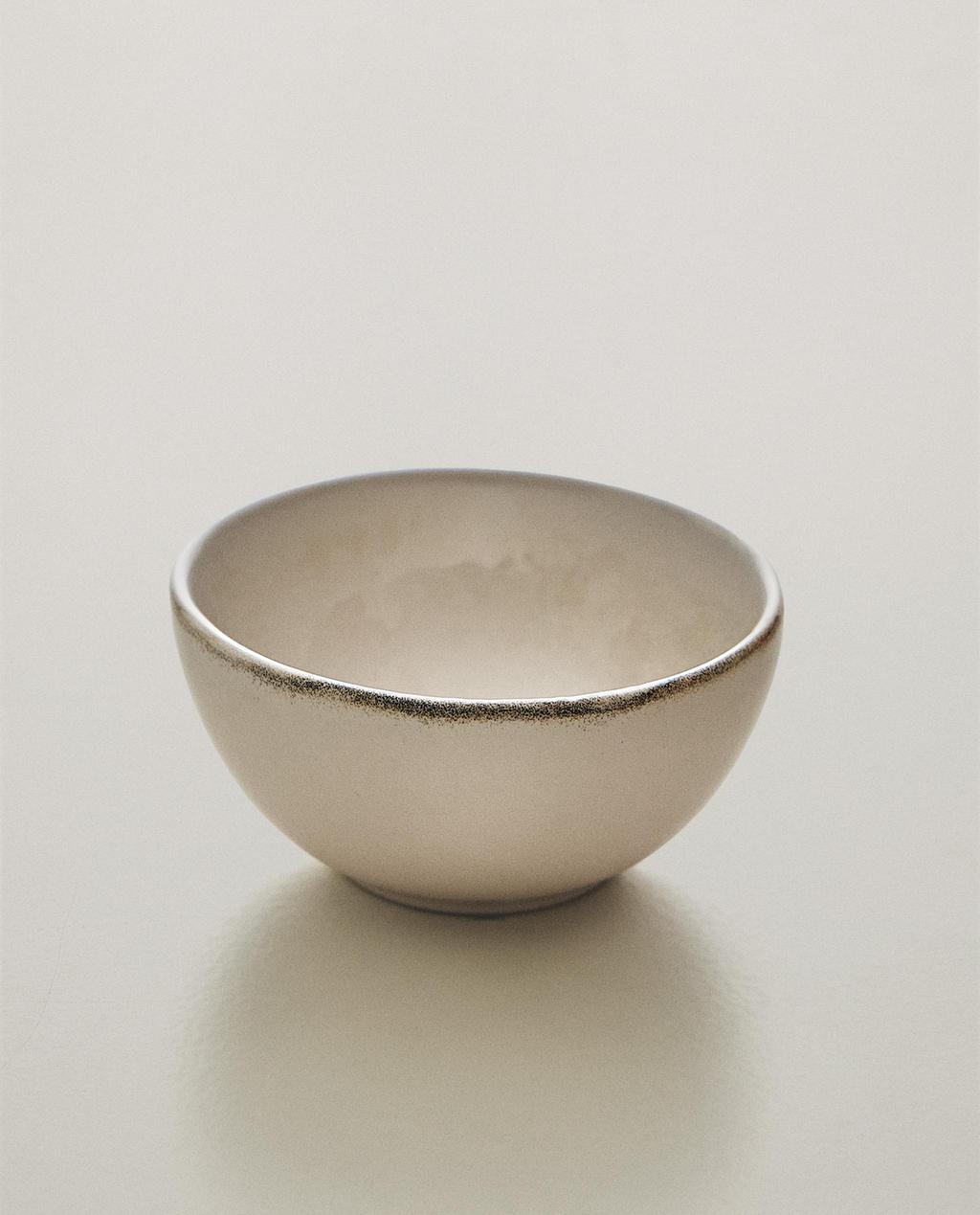 ECRU STONEWARE MINI BOWL