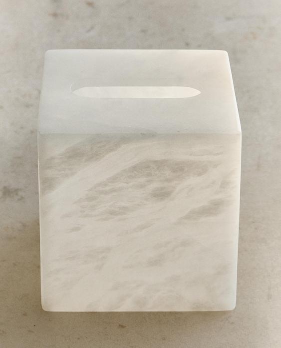 ALABASTER TISSUE BOX