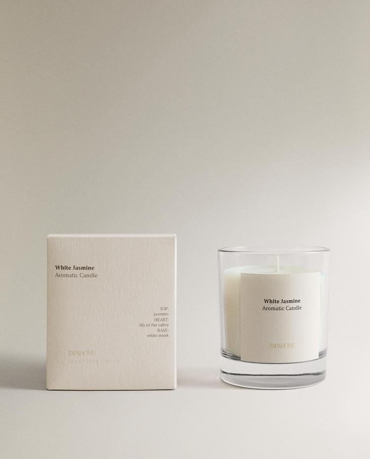 (200 G) BOUGIE PARFUMÉE WHITE JASMINE