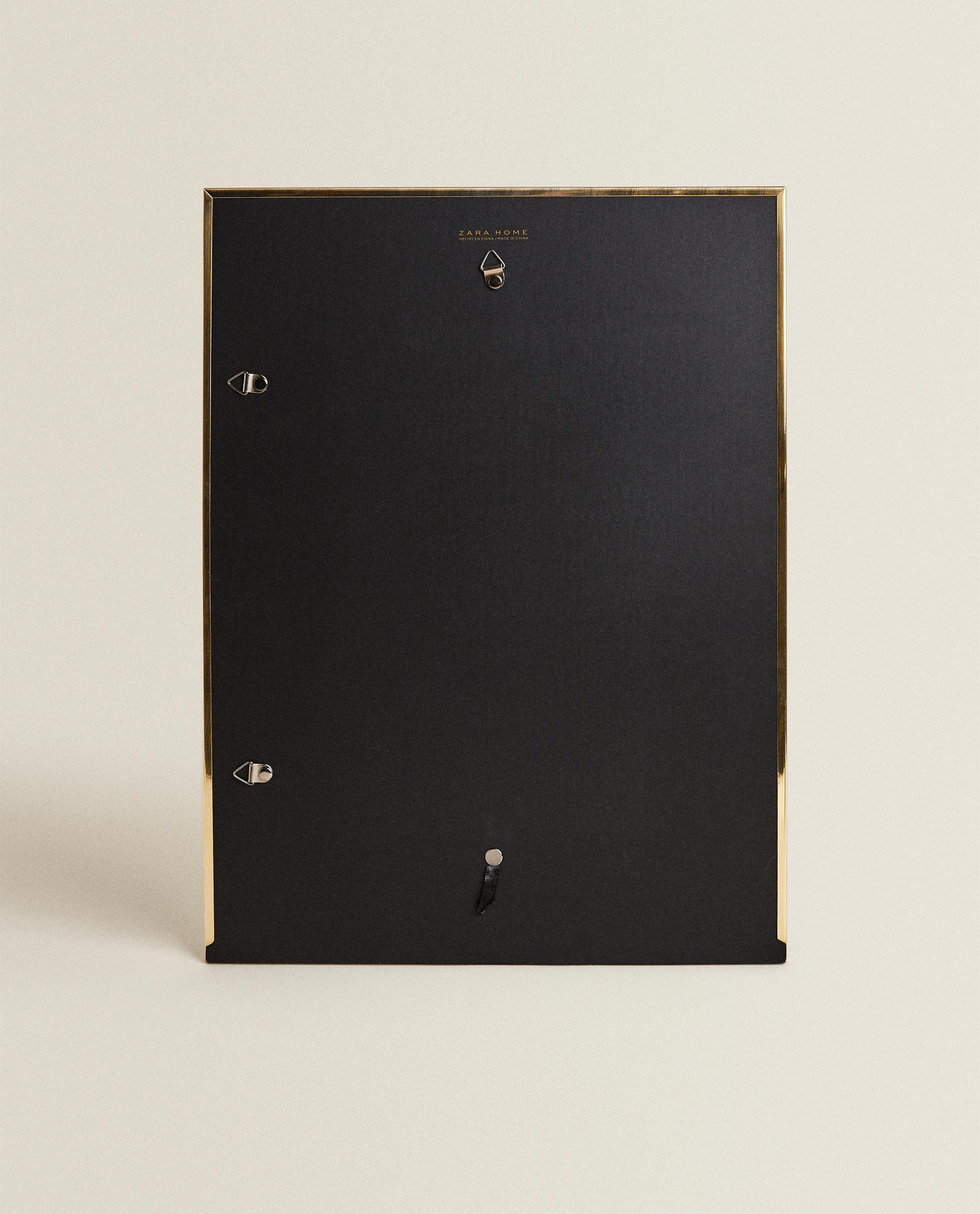 GOLDEN METAL PHOTO FRAME | Zara Home United States of America