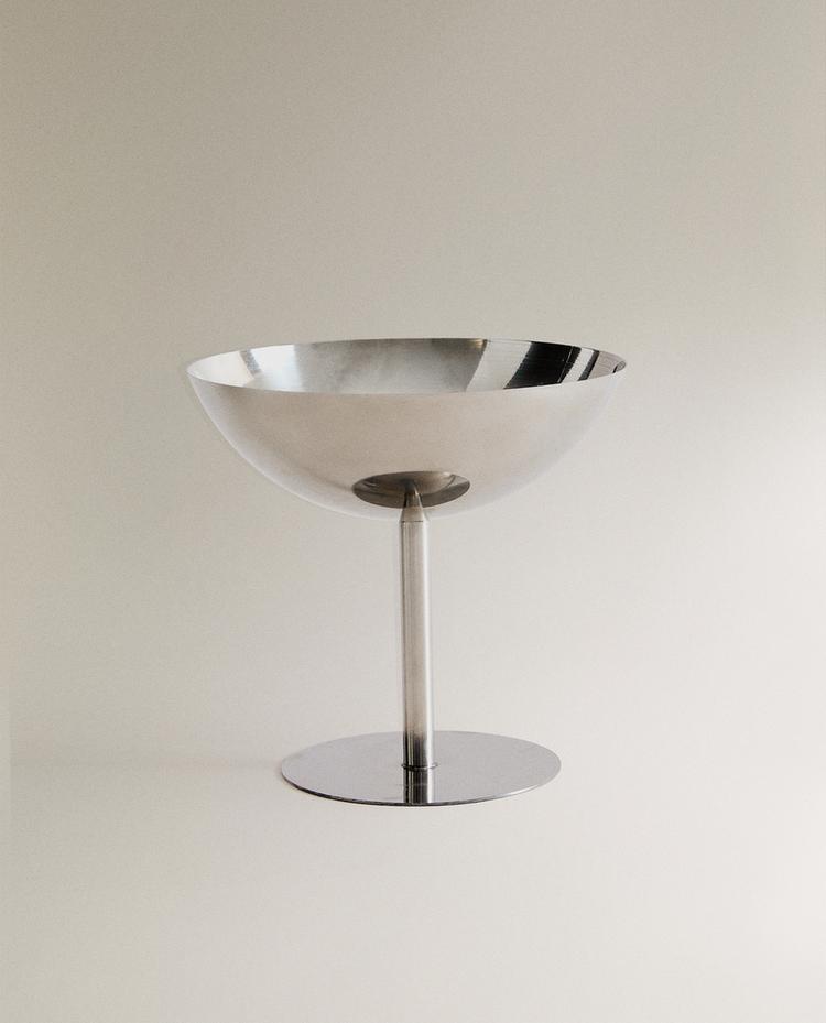 TALL STAINLESS STEEL ICE CREAM GLASS