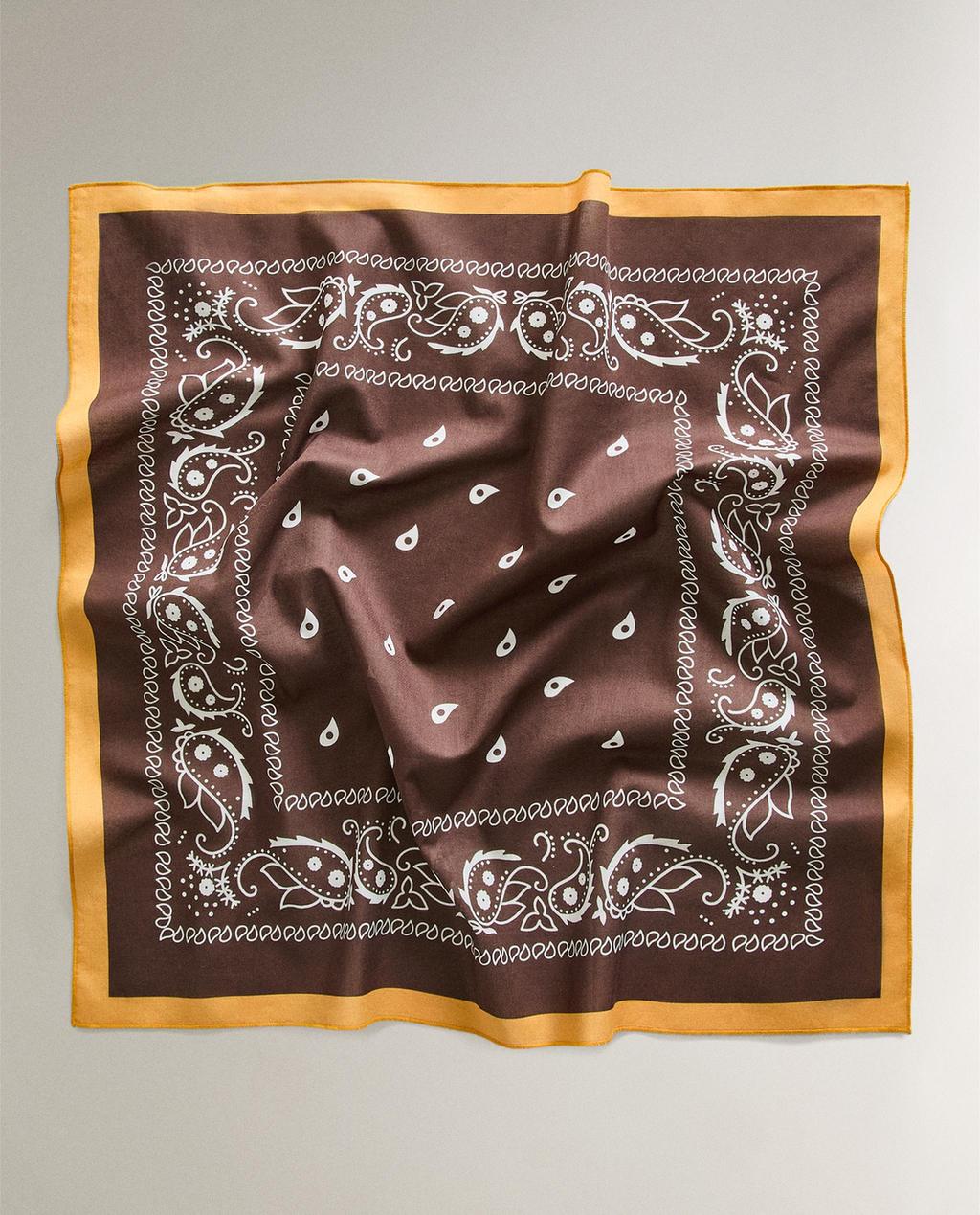 BANDANA COTON PAISLEY POUR ANIMAUX DE COMPAGNIE