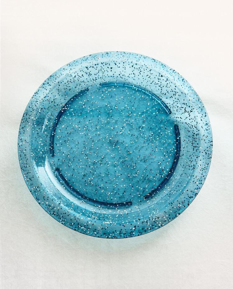 CHILDREN'S GLITTER TRITAN™ PLATE WITH STARS