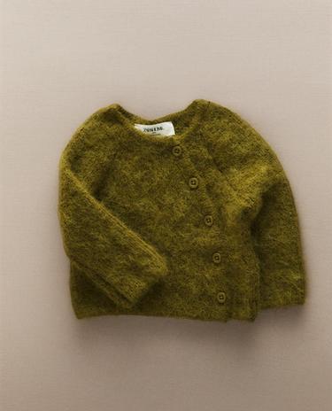ALPACA BABY CARDIGAN