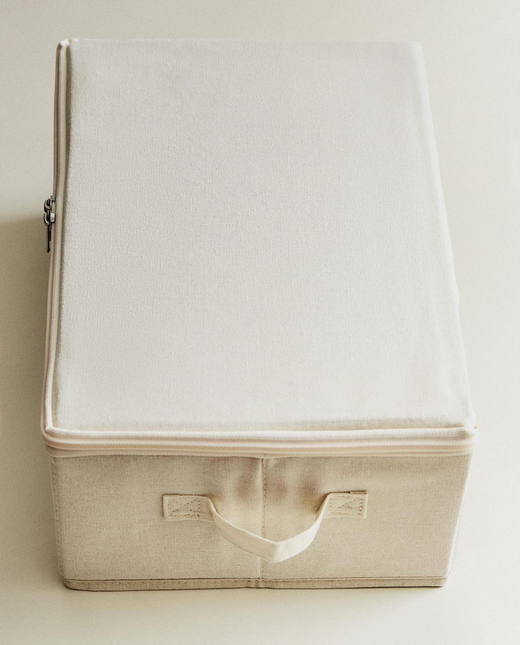 BOÎTE DE RANGEMENT PLIABLE AVEC COUVERCLE