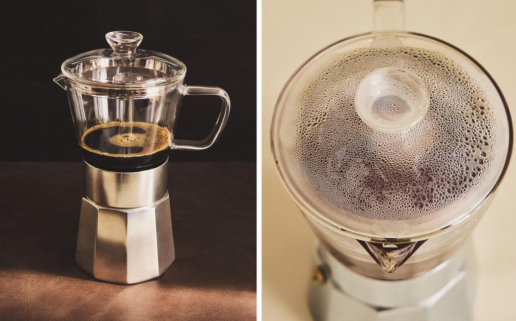 ITALIAN BOROSILICATE 6-CUP COFFEE MAKER