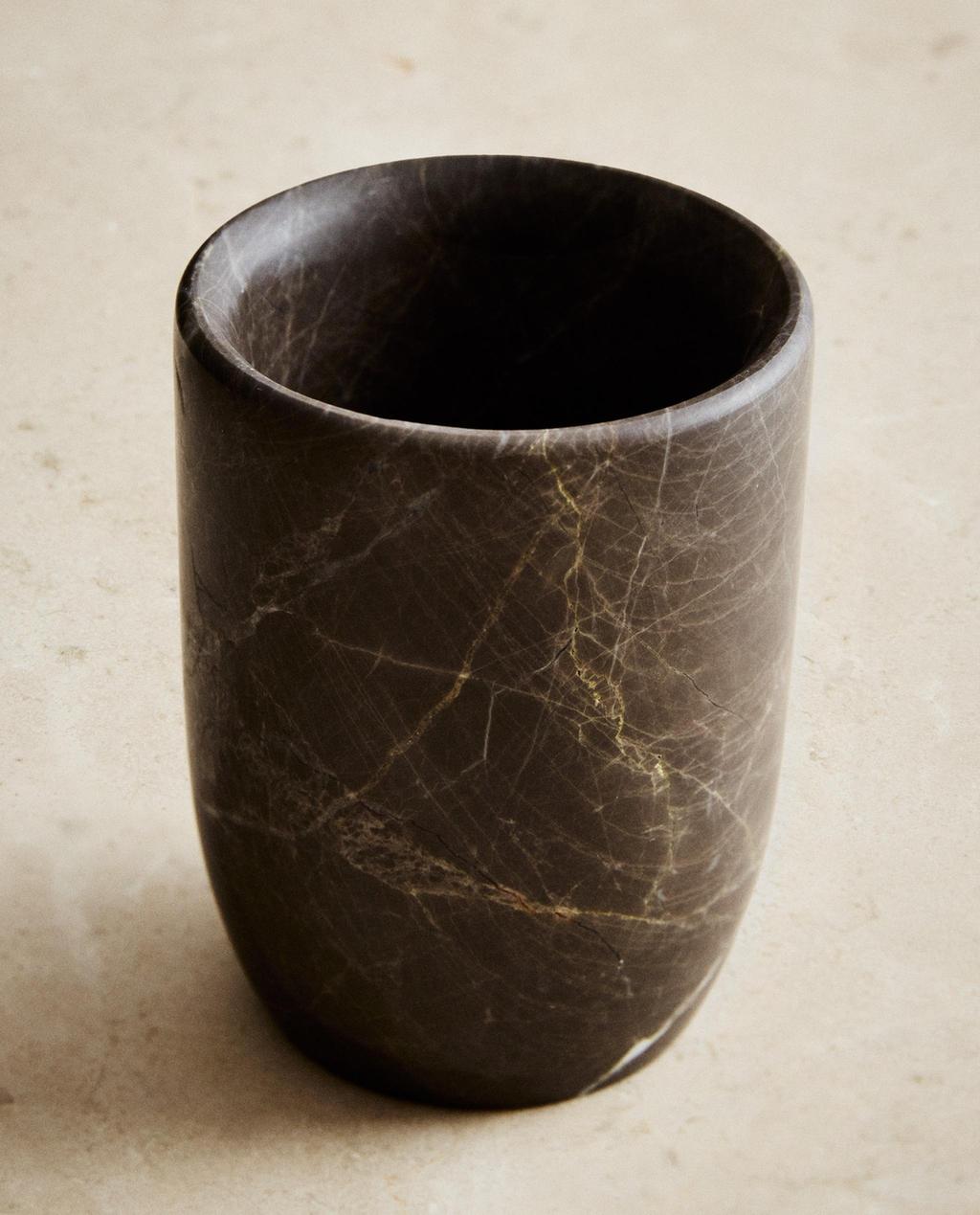 大理石牙刷杯