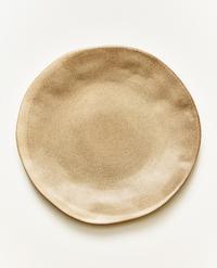 IRREGULAR STONEWARE DESSERT PLATE