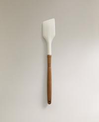 Spatule silicone et bois