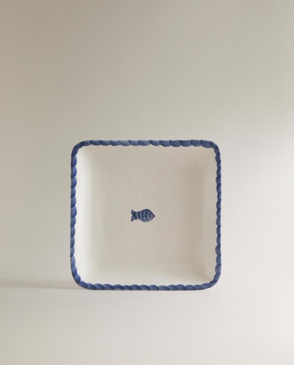FISH CERAMIC BATHROOM SOAP DISH