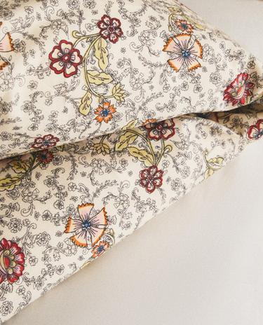 COUETTE ENFANT EN COTON À FLEURS