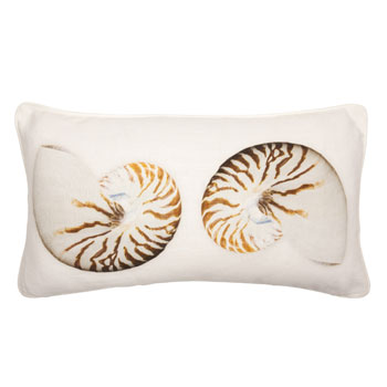 Conch Print Cushion