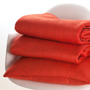 Herringbone Decorative Quilt and Cushion Cover