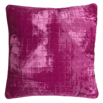 Fuchsia Velvet Cushion