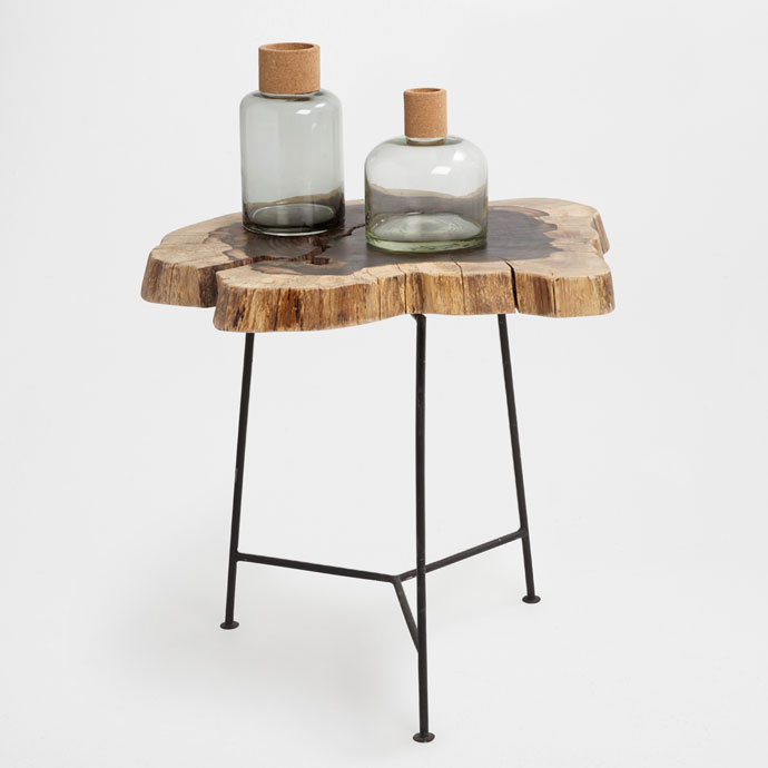 Furniture Decoration Zara Home Sverige Sweden Round Bedside Table With A Tree Trunk Top