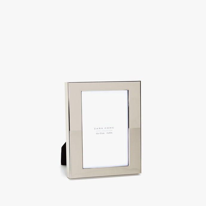 Tagr Metal Frame With Shiny And Matte Finish By Zara Home Metal Frame With Shiny And Matte Finish By Zara