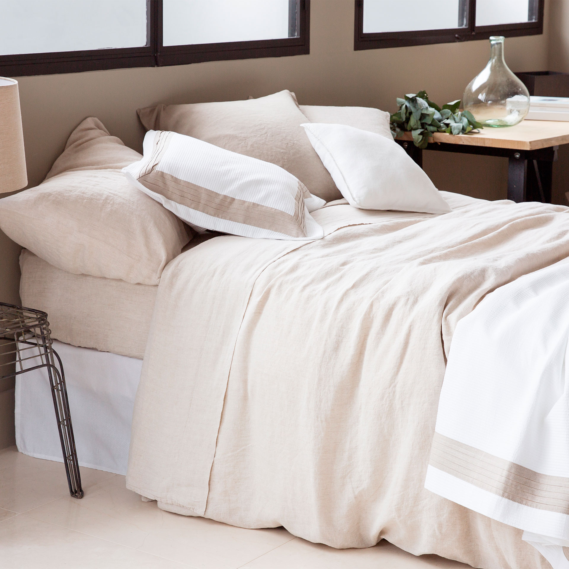 Natural Color Linen Bedding Zara Home United States Of America Natural Color Linen Bedding