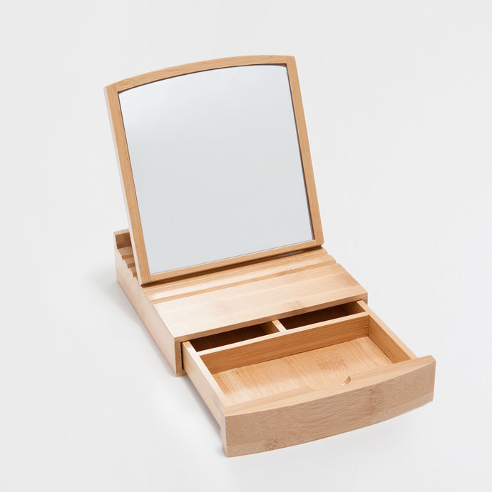 NATURAL BAMBOO MIRROR Bath accessories Bathroom Zara Home United