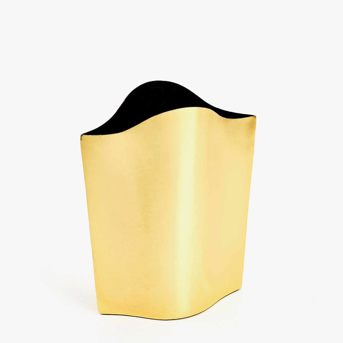 Afbeelding 1 van het product Goudkleurige metalen vaas