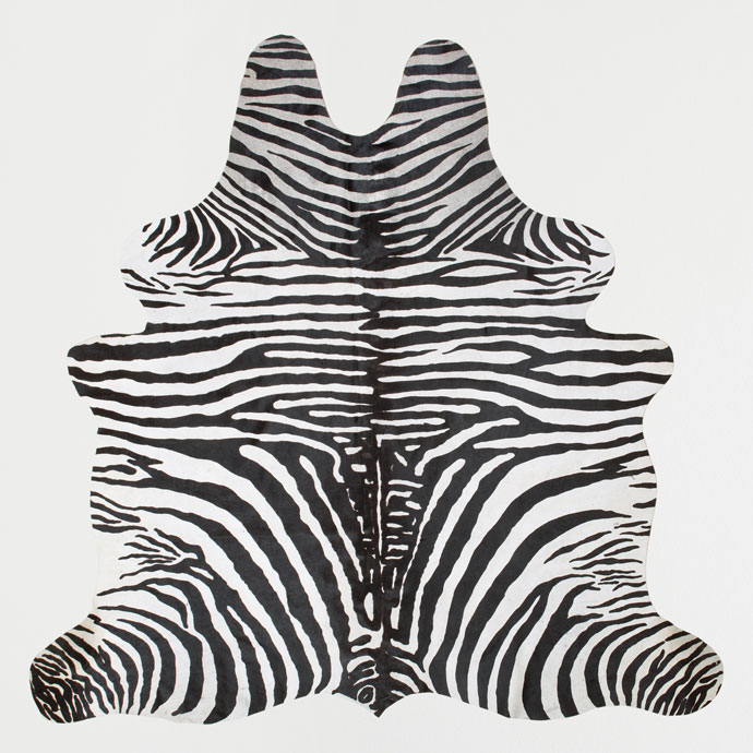 Imagem 1 de produto Tapete Pele Estampada Zebra