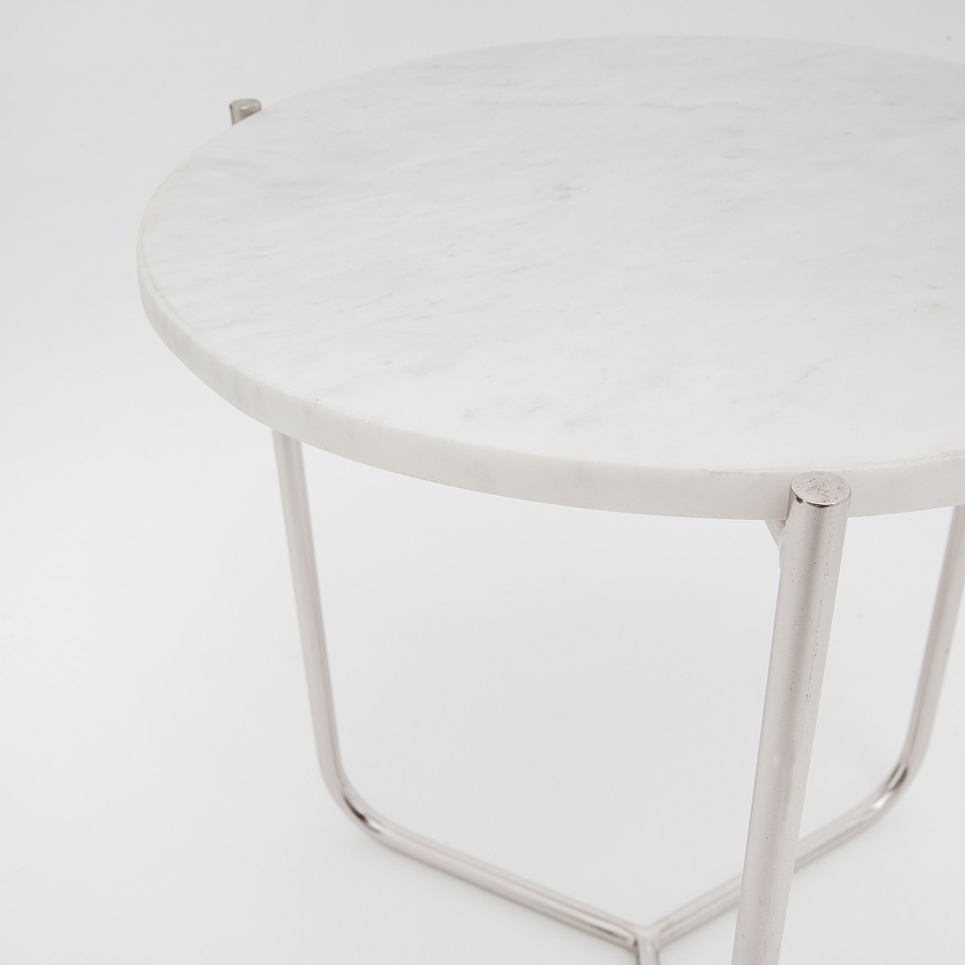 Round White Marble Side Table Furniture Decoration Zara Home Image 2 Of The Product Round White Marble Side Table