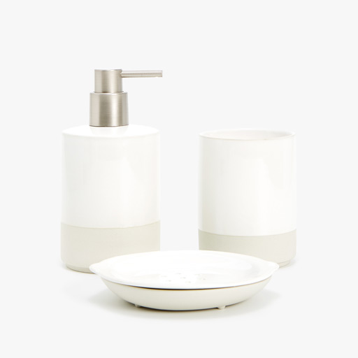 Bathroom Accessories Zara Home New Collection Image Of The Product Ceramic Bathroom Set With Panel