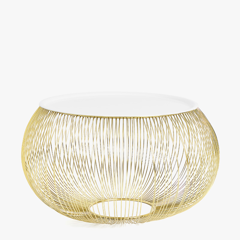 Golden Rim Iron Side Table Zara Home Lithuania
